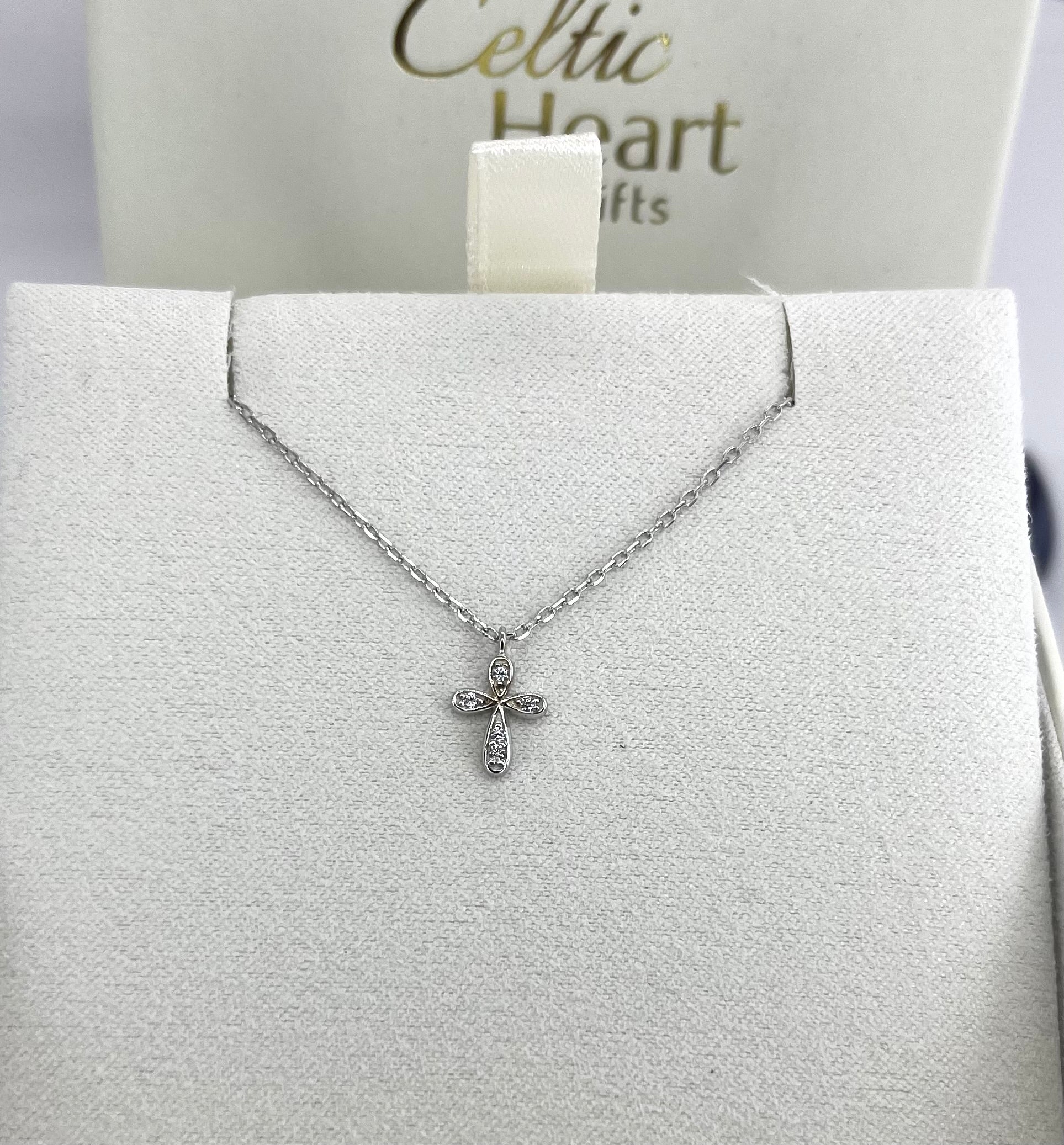 Tiny cross pendant for kids
