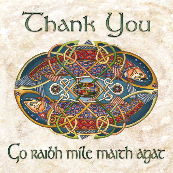 Irish Thank you greeting card