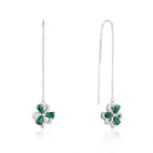 Shamrock Earrings with stones
