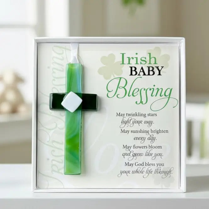 Irish Baby Blessing Cross