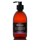 Bottle of Highland Lavender Organic Aloe Vera Hand Wash with pump on a white background