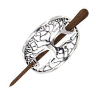 Decorative tree of like hair slide with on a white background