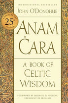 Book cover of 'Anam Cara: A Book of Celtic Wisdom' by John O'Donohue with decorative border.