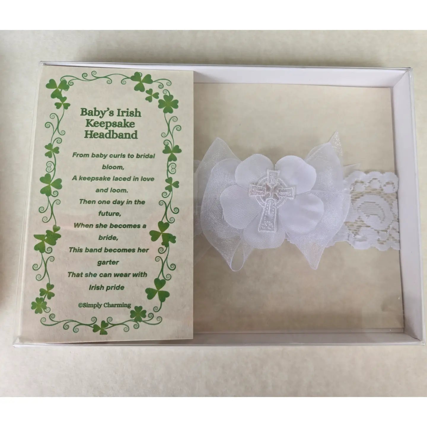 baby Irish Keepsake Headband